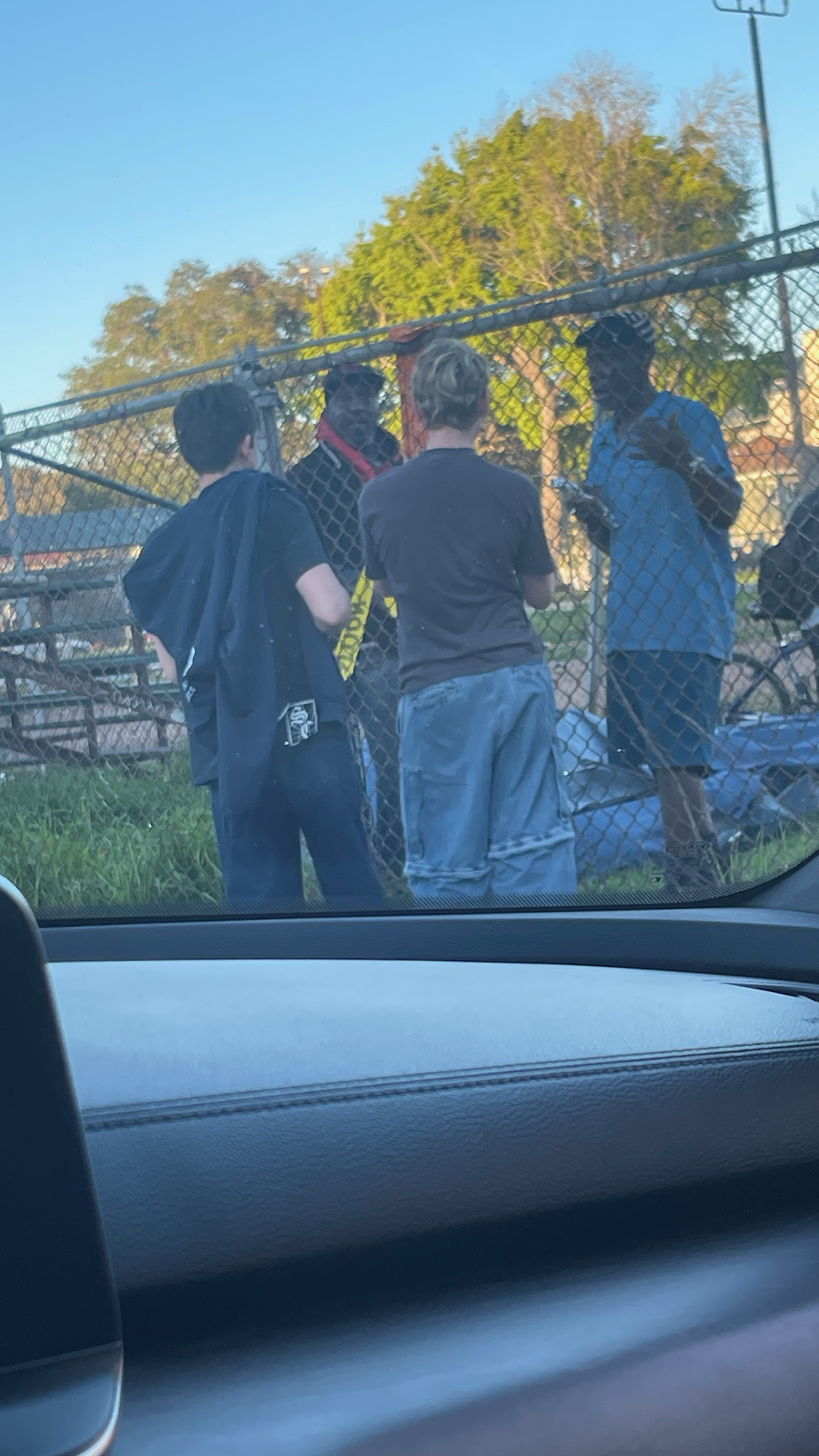 Hopeful Bites students distributing meals to community members